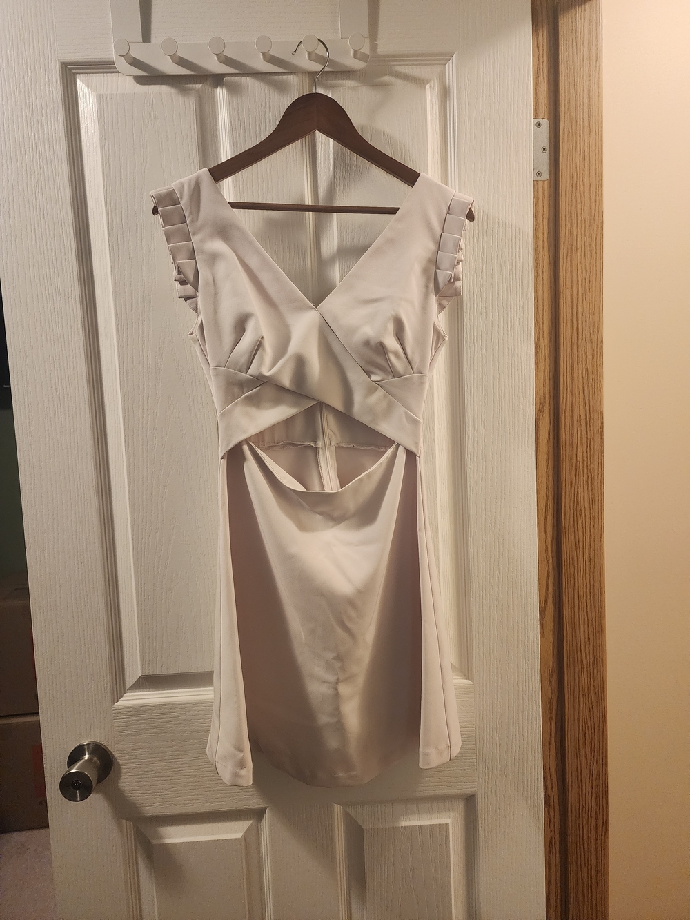 Dynamite Very Light Lilac Tone Cutout Dress - Picture 2 of 7